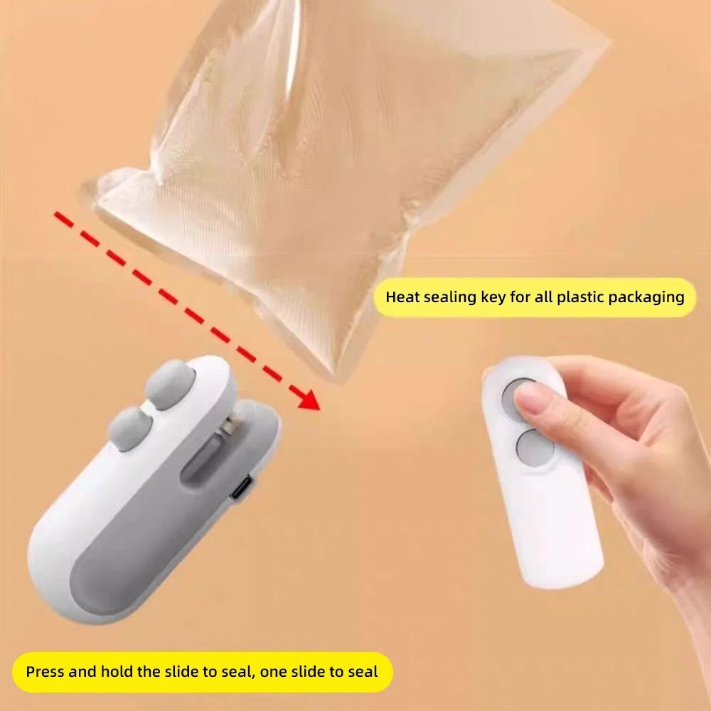 Mini Handheld Heat Sealer Portable Bag Sealer For Plastic Food Packaging 3