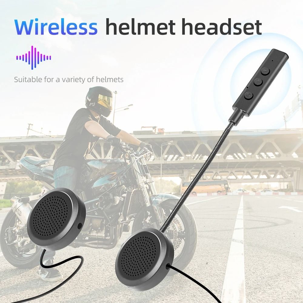 Universal Motorcycle Bluetooth Headset Bluetooth 53 Helmet Headphones Wireless Handsfree Call With 3