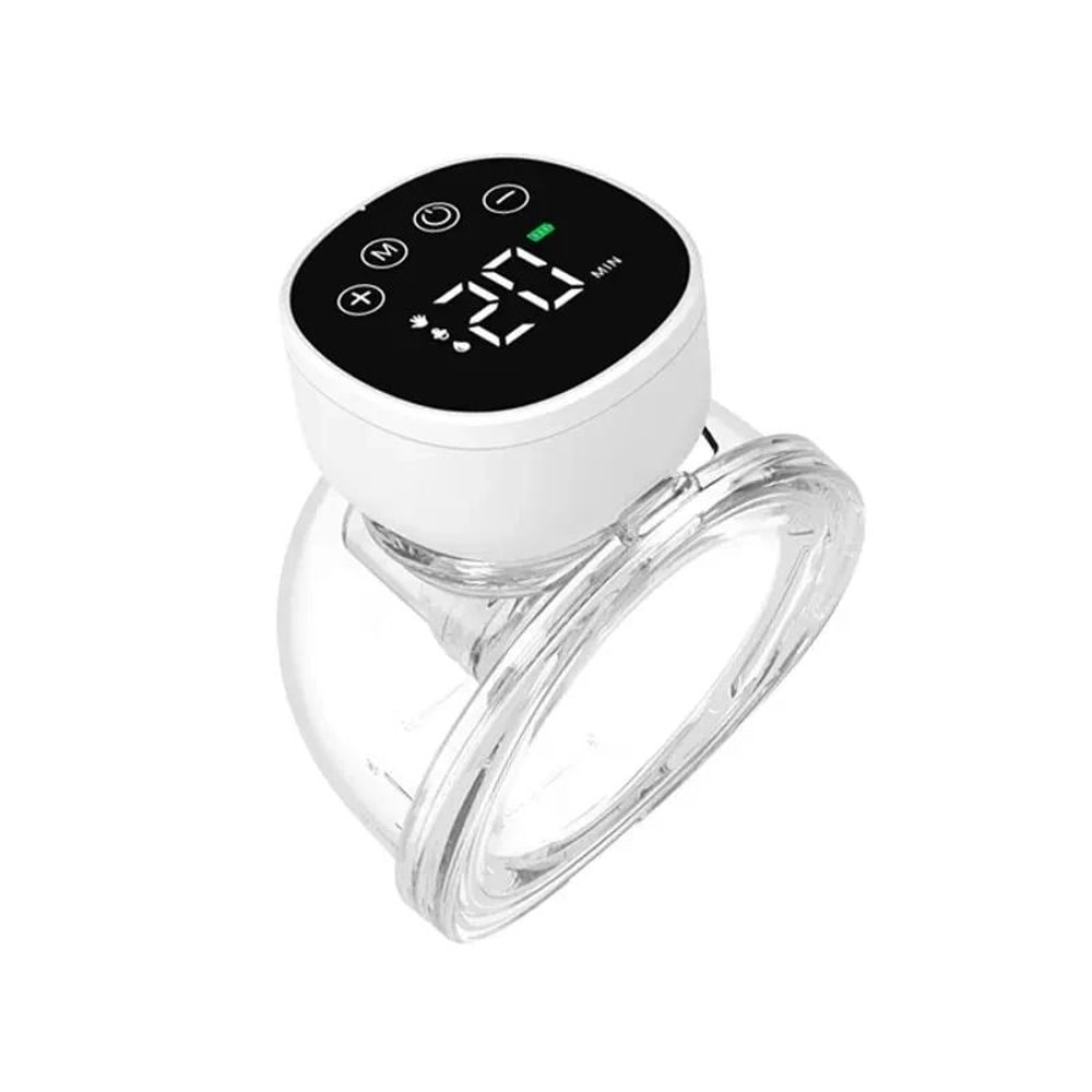 Portable Wearable Breast Pump Hands Free Electric Breast Milk Collector Silent Comfort BPA Free 0
