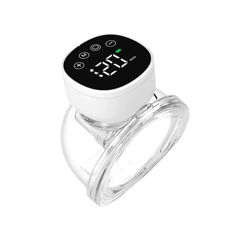 Portable Wearable Breast Pump Hands Free Electric Breast Milk Collector Silent Comfort BPA Free 0