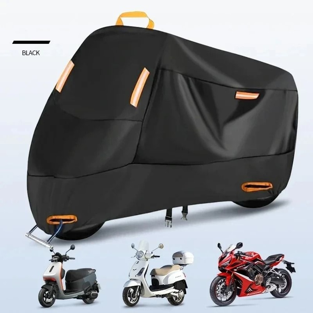 Thickened Waterproof Motorcycle Cover Outdoor UV Protective Polyester Cover For Motorcycle And Scoo 8