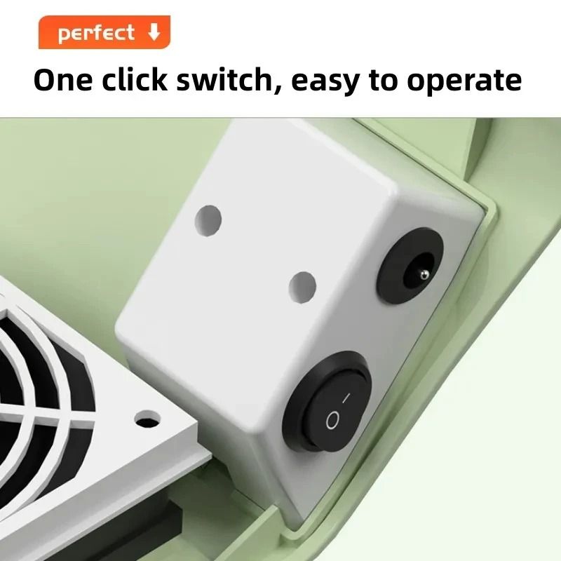 80W Nail Dust Collector Nail Vacuum Cleaner With Dual Fans Manicure Dust Extractor Machine 7