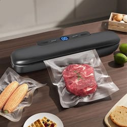 household food vacuum sealer machine kitchen vacuum sealer for home use with 10 vacuum sealing bags