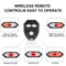 Wireless Bike Turn Signal Light USB Rechargeable LED Bicycle Rear Tail Light With Remote Control 4
