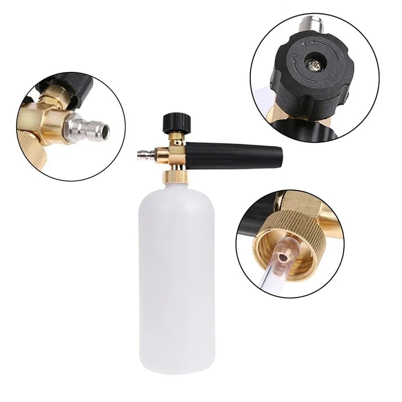 Adjustable Snow Foam Gun Car Wash Foam Sprayer With 1 4 Inch Quick Connector For Thick Foam Cleanin 4