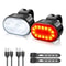 USB Rechargeable Bike Light Set LED Bicycle Headlight And Taillight Waterproof Safety Warning Light 5