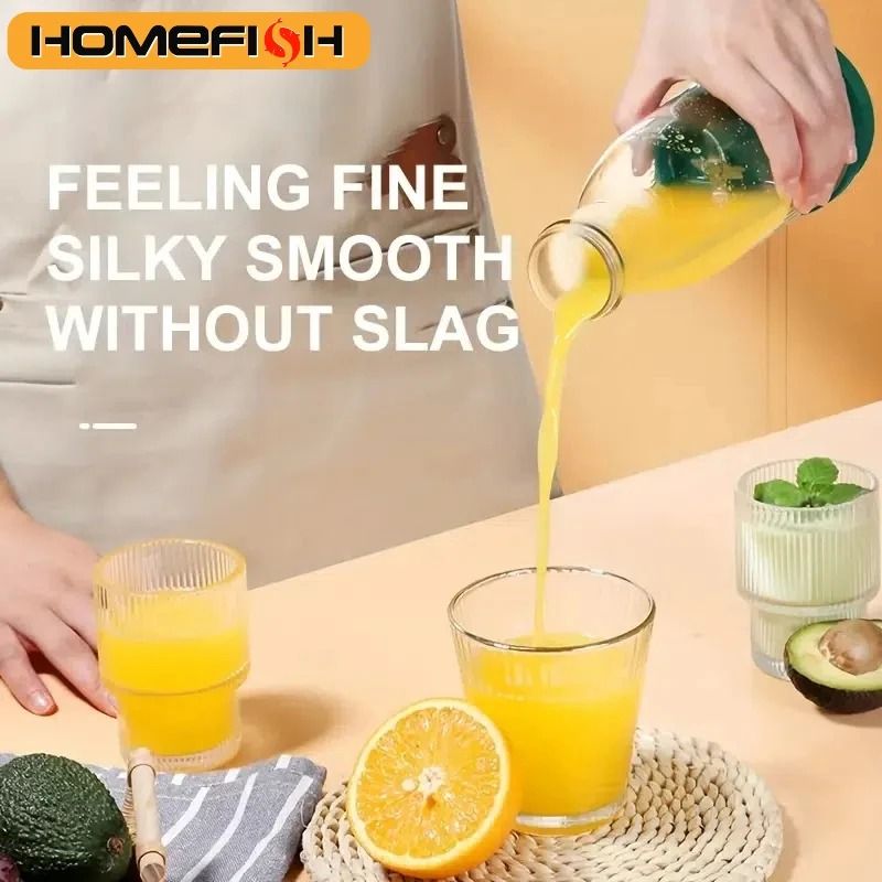 Portable Blender Cup USB Rechargeable Mini Smoothie Blender With 6 Blades For Fresh Juice And Milks 7