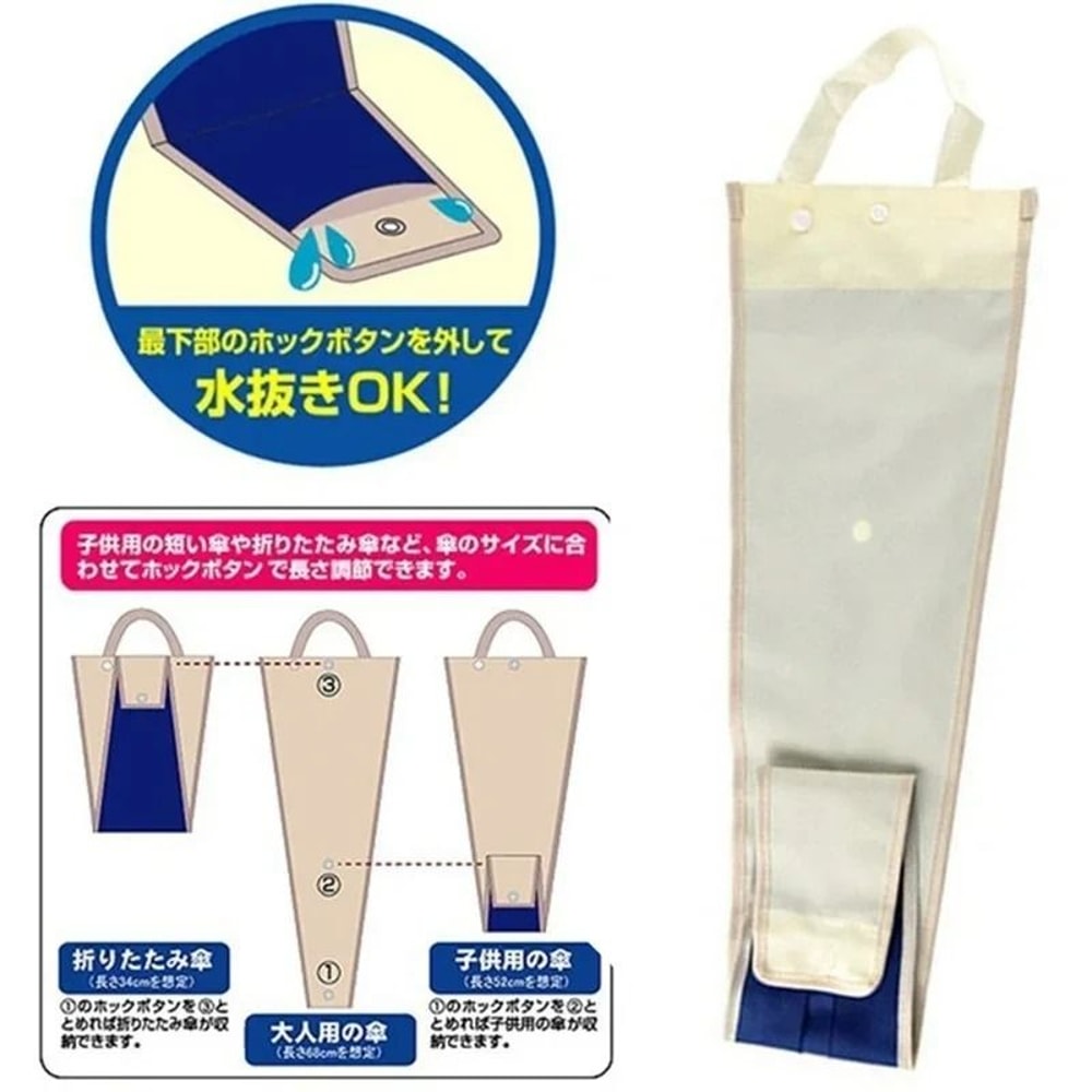 Waterproof Car Umbrella Storage Bag Foldable Umbrella Cover Organizer With Frame For Car Accessorie 0