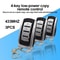 3 Pcs 433mhz Garage Remote Wireless Gate Control Key Fob Transmitter For Shutter And Garage Doors 6