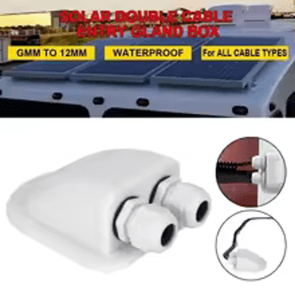 Waterproof Solar Junction Box Roof Wire Entry Box Single Hole Cable Entry Gland For Solar Panel Cab 5