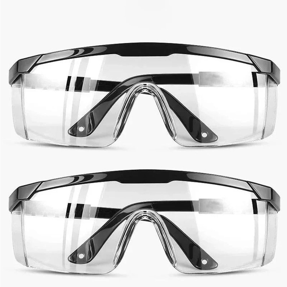 2 Pcs Work Safety Glasses Anti Splash Protective Lab Goggles Wind Dust Proof Industrial Eye Protect 1