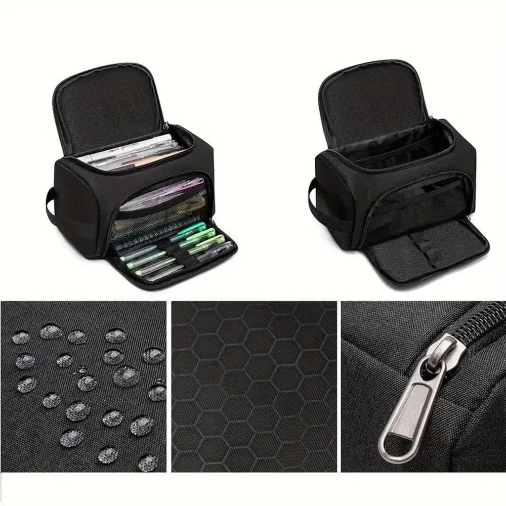 Extra Large Pencil Case Durable Polyester Multi Purpose Organizer Pouch For School Supplies And Mak 11