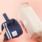 Double Layer Pencil Case Canvas Large Capacity Pencil Pouch Pen Box Organizer For School Supplies 8