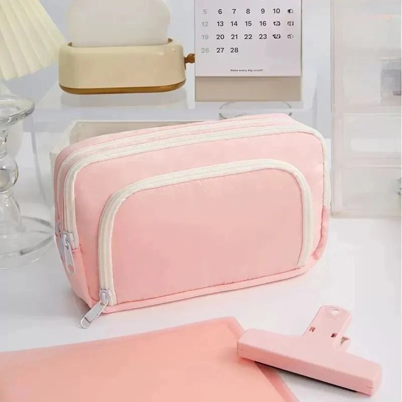Kawaii Pencil Case Large Capacity Pen Bag Multilayer Korean Style School Stationery Organizer 1