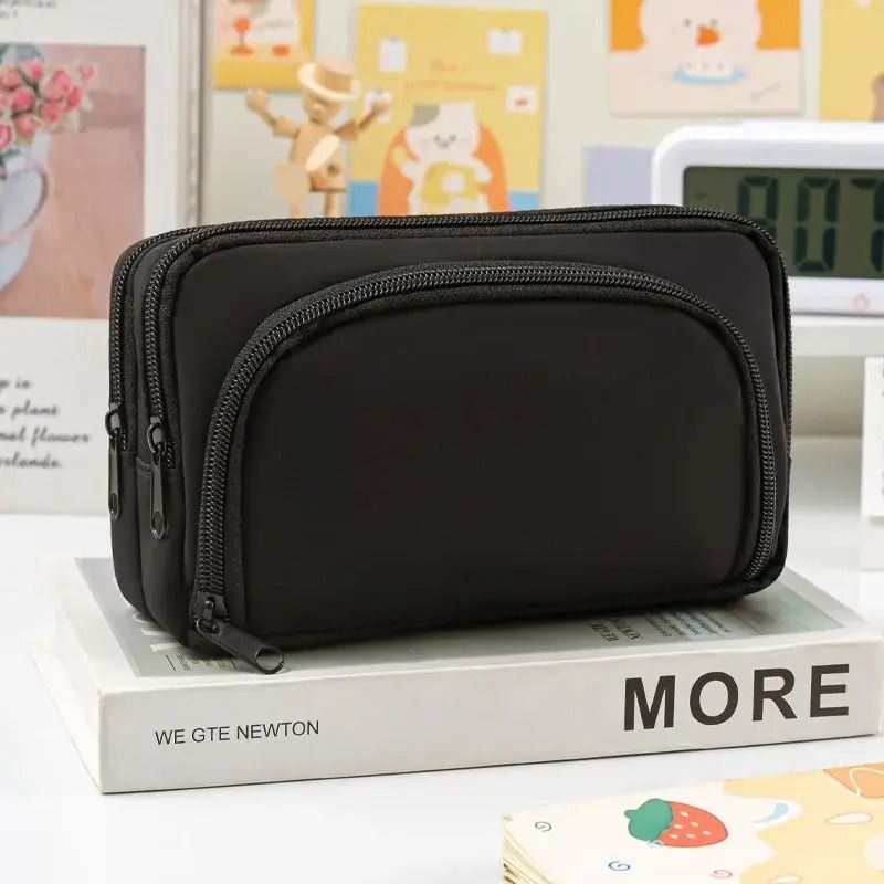 Kawaii Pencil Case Large Capacity Pen Bag Multilayer Korean Style School Stationery Organizer 7