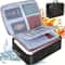 High Capacity Document Organizer Bag Lockable Oxford Passport Holder Multi Layer A4 File Storage Ca 1