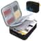 High Capacity Document Organizer Bag Lockable Oxford Passport Holder Multi Layer A4 File Storage Ca 12