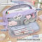 Three Layer Pencil Case Kawaii Large Capacity Pen Bag Korean Stationery Pouch For Students 9