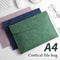 Ultra Large A4 File Bag Waterproof Leather Document Folder Large Capacity Business File Organizer 0