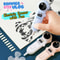 Cute Electric Eraser Astronaut Battery Powered Erasing Tool With Fan For Sketching And Students 0