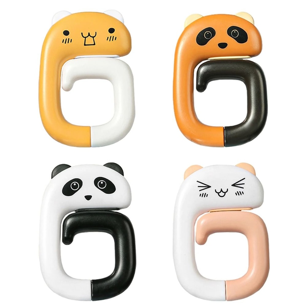 Kawaii Portable Bag Hook Animal Table Handbag Hanger Desk Purse Holder Travel Organizer 11