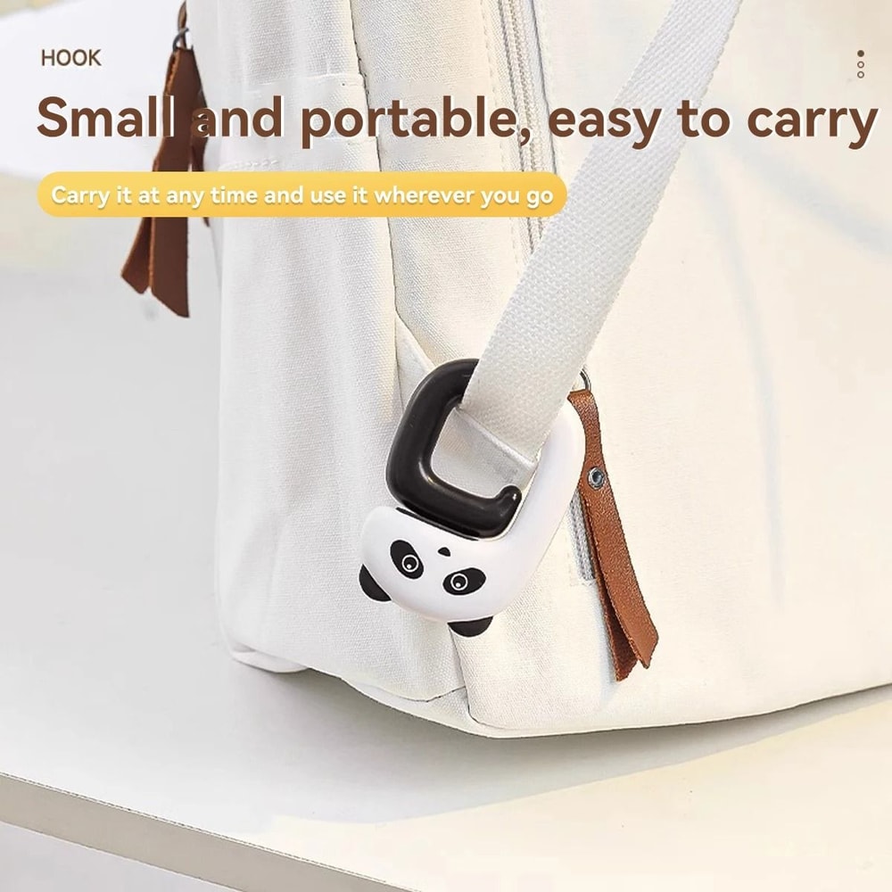 Kawaii Portable Bag Hook Animal Table Handbag Hanger Desk Purse Holder Travel Organizer 16