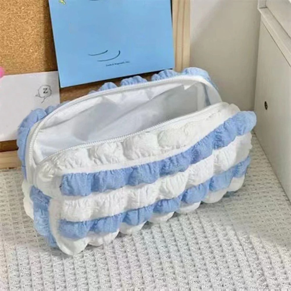 Kawaii Pencil Case Cute Korean Pen Pouch Cosmetic Bag For School Office And Students 11