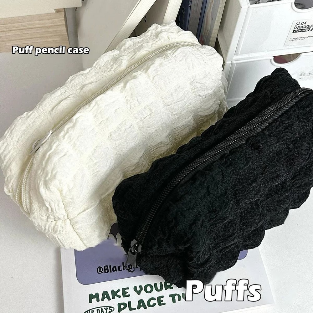 Kawaii Pencil Case Cute Korean Pen Pouch Cosmetic Bag For School Office And Students 0