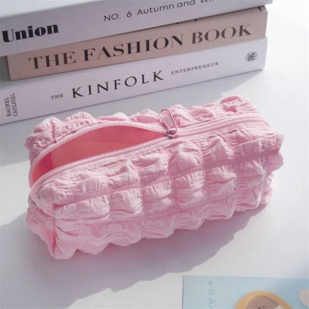 Kawaii Pencil Case Cute Korean Pen Pouch Cosmetic Bag For School Office And Students 5