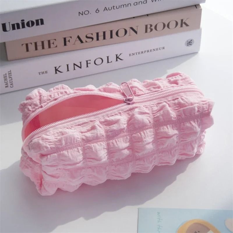 Kawaii Pencil Case Cute Korean Pen Pouch Cosmetic Bag For School Office And Students 5