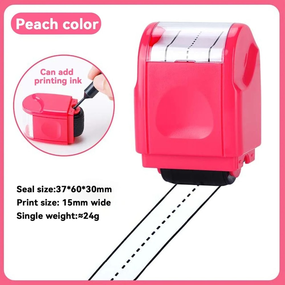 English Roller Stamp Kawaii Handwriting Practice Seal Writing Guide Tool For Kids And Teachers 7