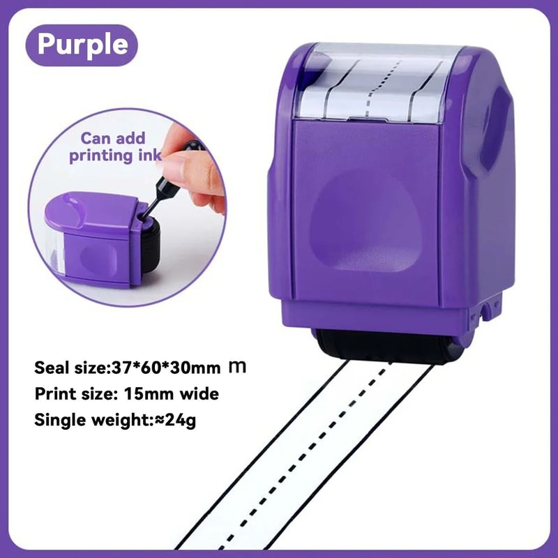 English Roller Stamp Kawaii Handwriting Practice Seal Writing Guide Tool For Kids And Teachers 6