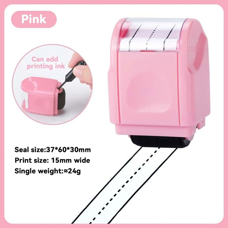 English Roller Stamp Kawaii Handwriting Practice Seal Writing Guide Tool For Kids And Teachers 4