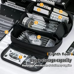 ins style pencil case kawaii large capacity student stationery organizer korean pencil bag