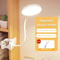 USB Rechargeable Desk Lamp LED Clip Reading Light With Eye Protection And 3 Dimming Modes 1