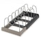 Telescopic Pot Rack Organizer 7 Slot Pan And Lid Holder Space Saving Kitchen Cabinet Organizer 1