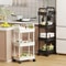 Multi Layer Kitchen Storage Trolley Rolling Cart Organizer For Snacks Fruits And Vegetables 10