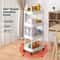 Multi Layer Kitchen Storage Trolley Rolling Cart Organizer For Snacks Fruits And Vegetables 11