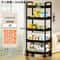 Multi Layer Kitchen Storage Trolley Rolling Cart Organizer For Snacks Fruits And Vegetables 3