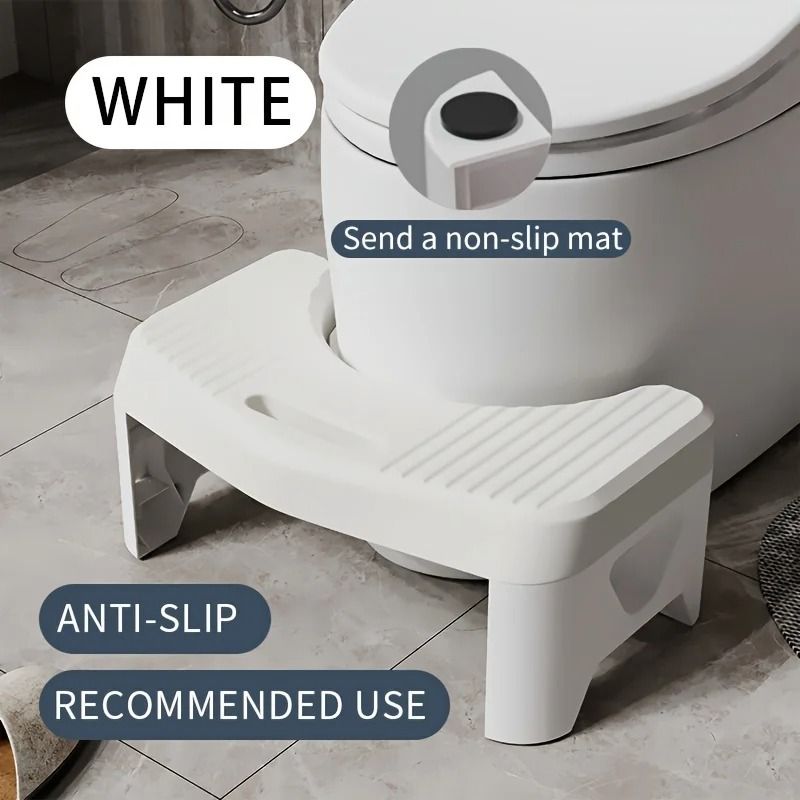 Comfort Toilet Stool Anti Slip Squatting Aid Bathroom Footstool 2