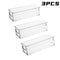 Clear Stackable Pantry Storage Bins With Handles Refrigerator Organizer Set 6