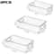 Clear Stackable Pantry Storage Bins With Handles Refrigerator Organizer Set 5