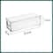 Clear Stackable Pantry Storage Bins With Handles Refrigerator Organizer Set 1