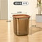 Minimalist Lidless Trash Can Open Top Household Waste Bin 4
