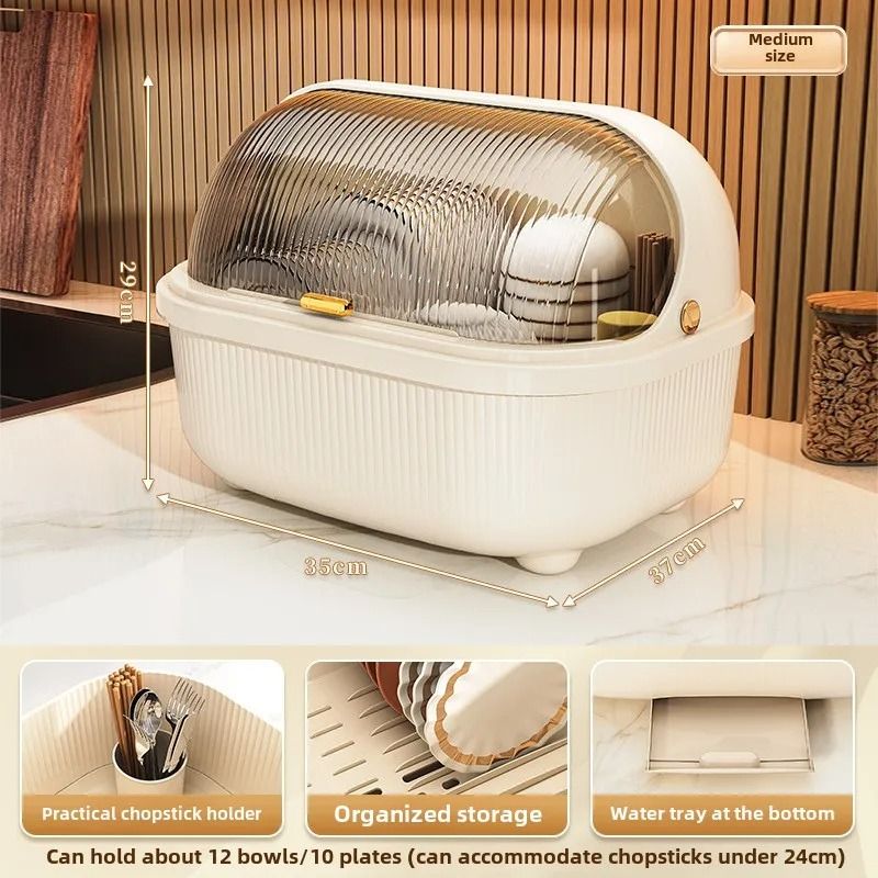 Multifunctional Chopsticks Organizer Dish Drying Rack Kitchen Utensil Holder 1