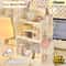 Multi Layer Desktop Organizer Shelf With Pen Holder Space Saving Desk Storage 7