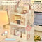 Multi Layer Desktop Organizer Shelf With Pen Holder Space Saving Desk Storage 7