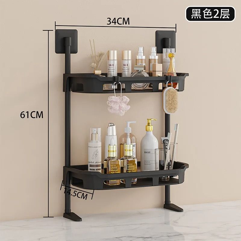 3 Tier Over The Toilet Storage Rack Space Saving Bathroom Organizer Shelf 1