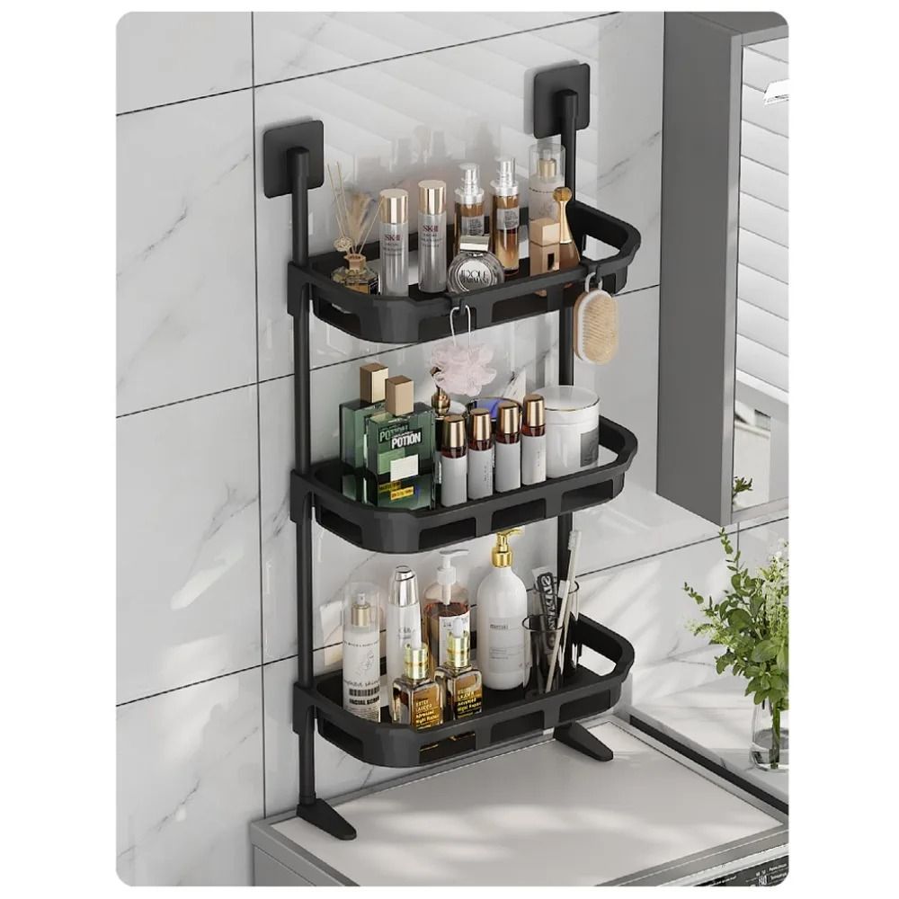 3 Tier Over The Toilet Storage Rack Space Saving Bathroom Organizer Shelf 9