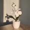 Artificial Butterfly Orchid Bonsai Potted Plant Desk And Home Decor 3